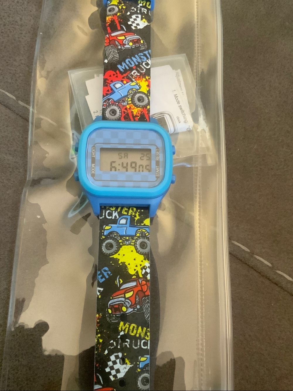 Kids Digital Monster Truck Watch - Blue